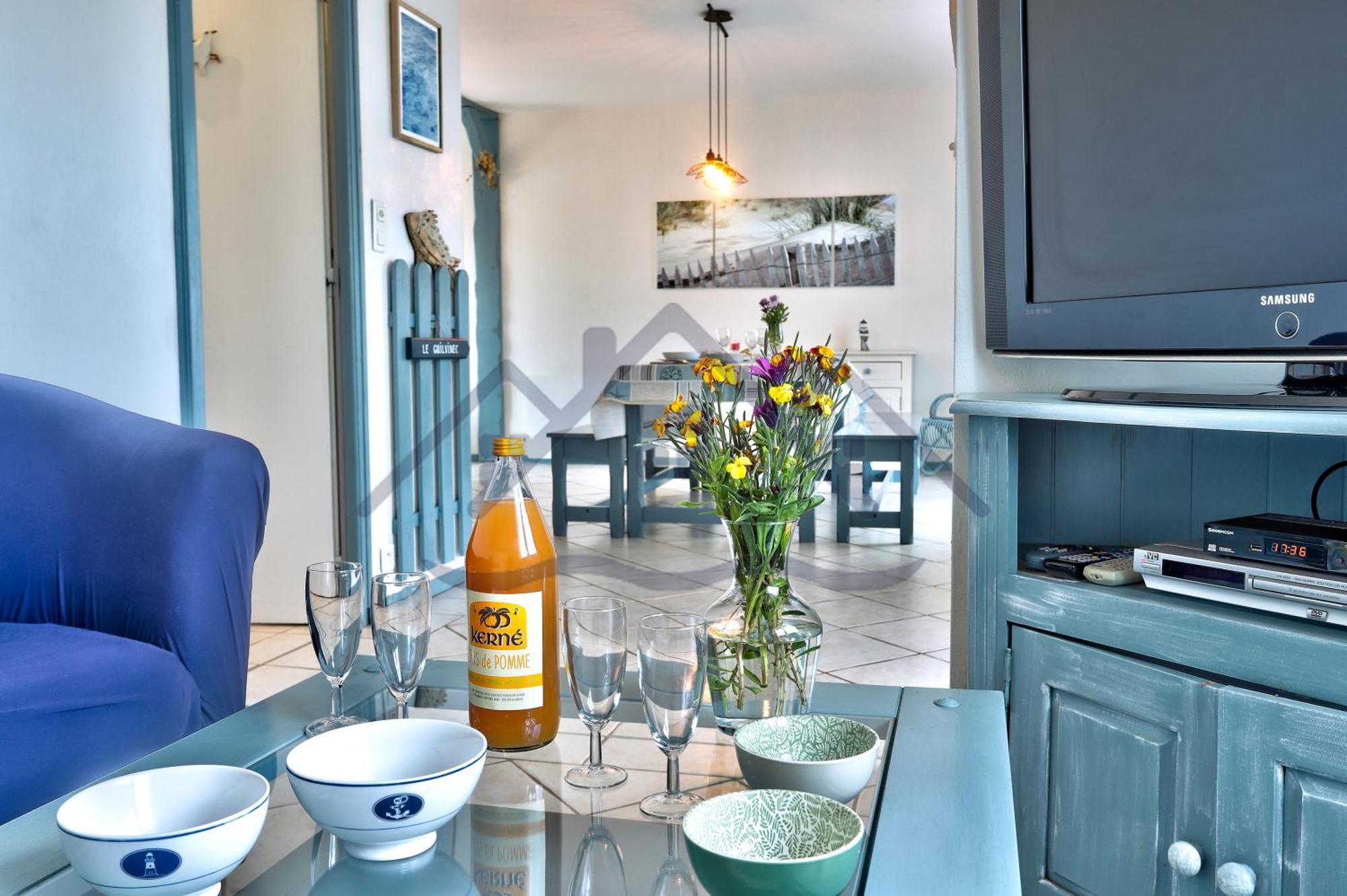 Localise - M3B - Souvenir Du Guil - Maison De Plain-Pied Avec Jardin Clos Au Guilvinec - Tout A Pied, Plages, Port, Centre, Commerces, Marche - Wif Inclus - Linge De Lit Inclus - Animaux Bienvenus Ngoại thất bức ảnh