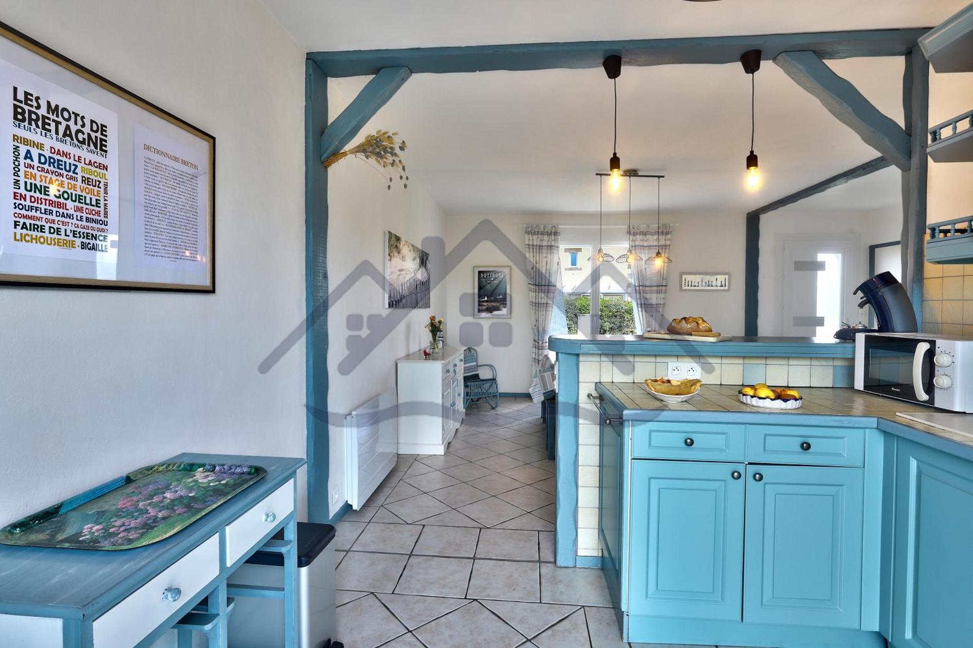 Localise - M3B - Souvenir Du Guil - Maison De Plain-Pied Avec Jardin Clos Au Guilvinec - Tout A Pied, Plages, Port, Centre, Commerces, Marche - Wif Inclus - Linge De Lit Inclus - Animaux Bienvenus Ngoại thất bức ảnh