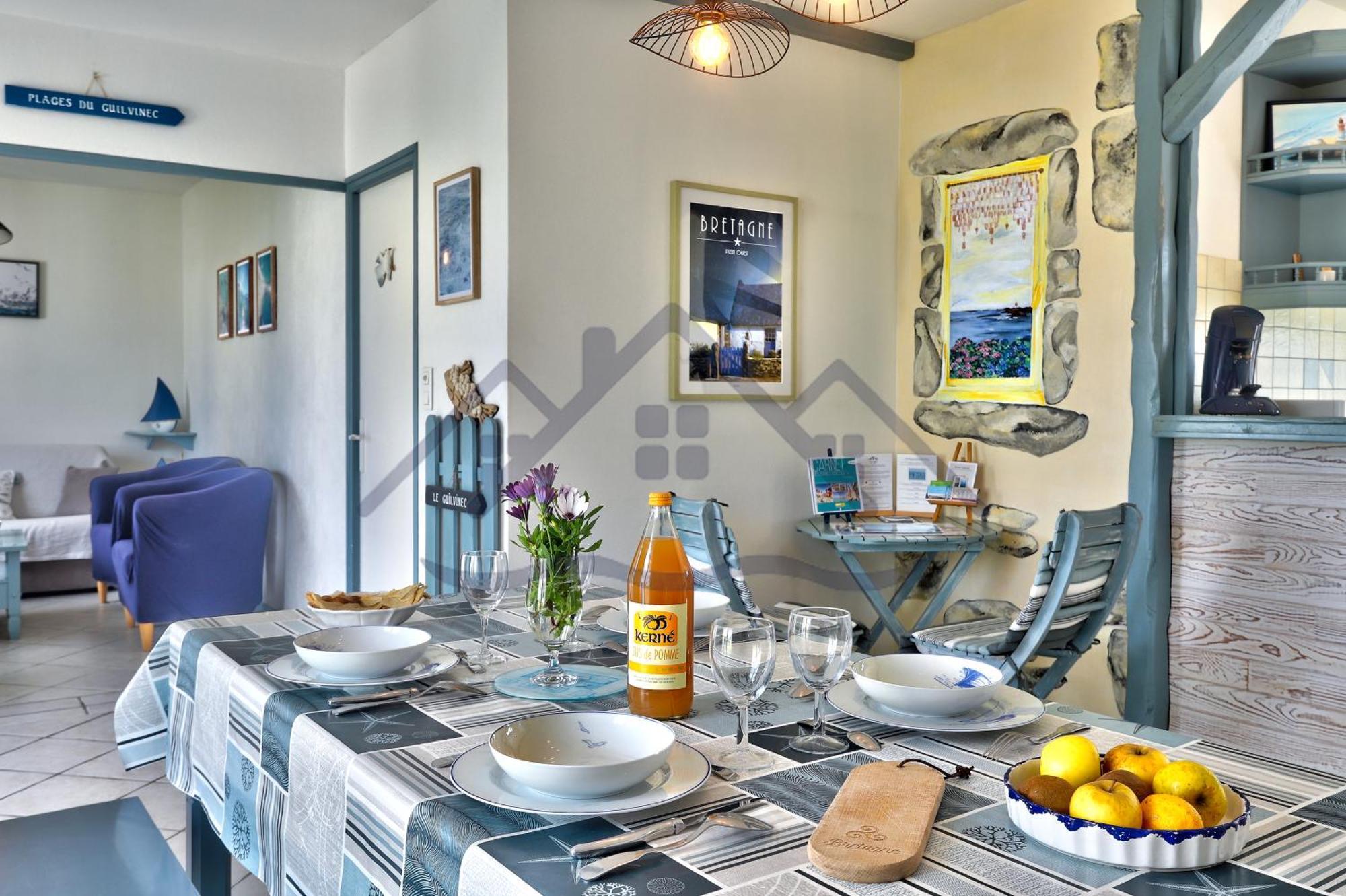 Localise - M3B - Souvenir Du Guil - Maison De Plain-Pied Avec Jardin Clos Au Guilvinec - Tout A Pied, Plages, Port, Centre, Commerces, Marche - Wif Inclus - Linge De Lit Inclus - Animaux Bienvenus Ngoại thất bức ảnh