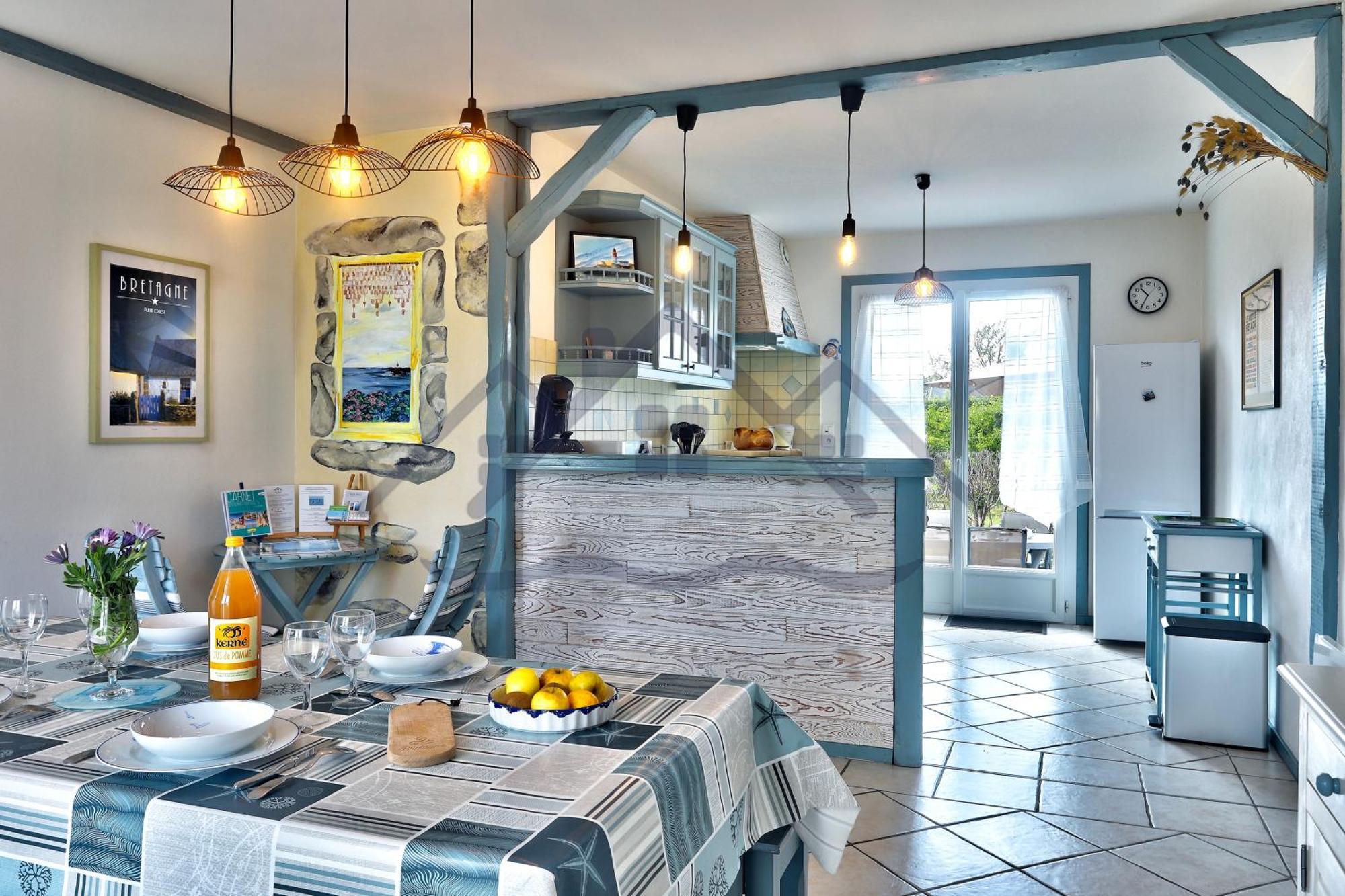 Localise - M3B - Souvenir Du Guil - Maison De Plain-Pied Avec Jardin Clos Au Guilvinec - Tout A Pied, Plages, Port, Centre, Commerces, Marche - Wif Inclus - Linge De Lit Inclus - Animaux Bienvenus Ngoại thất bức ảnh